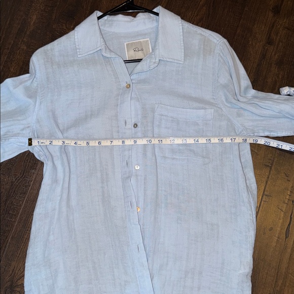 Rails Light Blue Casual Button-Down Shirt NWOT - Picture 10 of 12